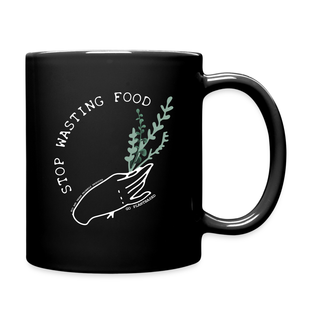Stop Wasting Food Mug - black