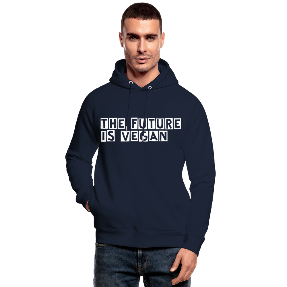 The Future is Vegan Hoodie - navy