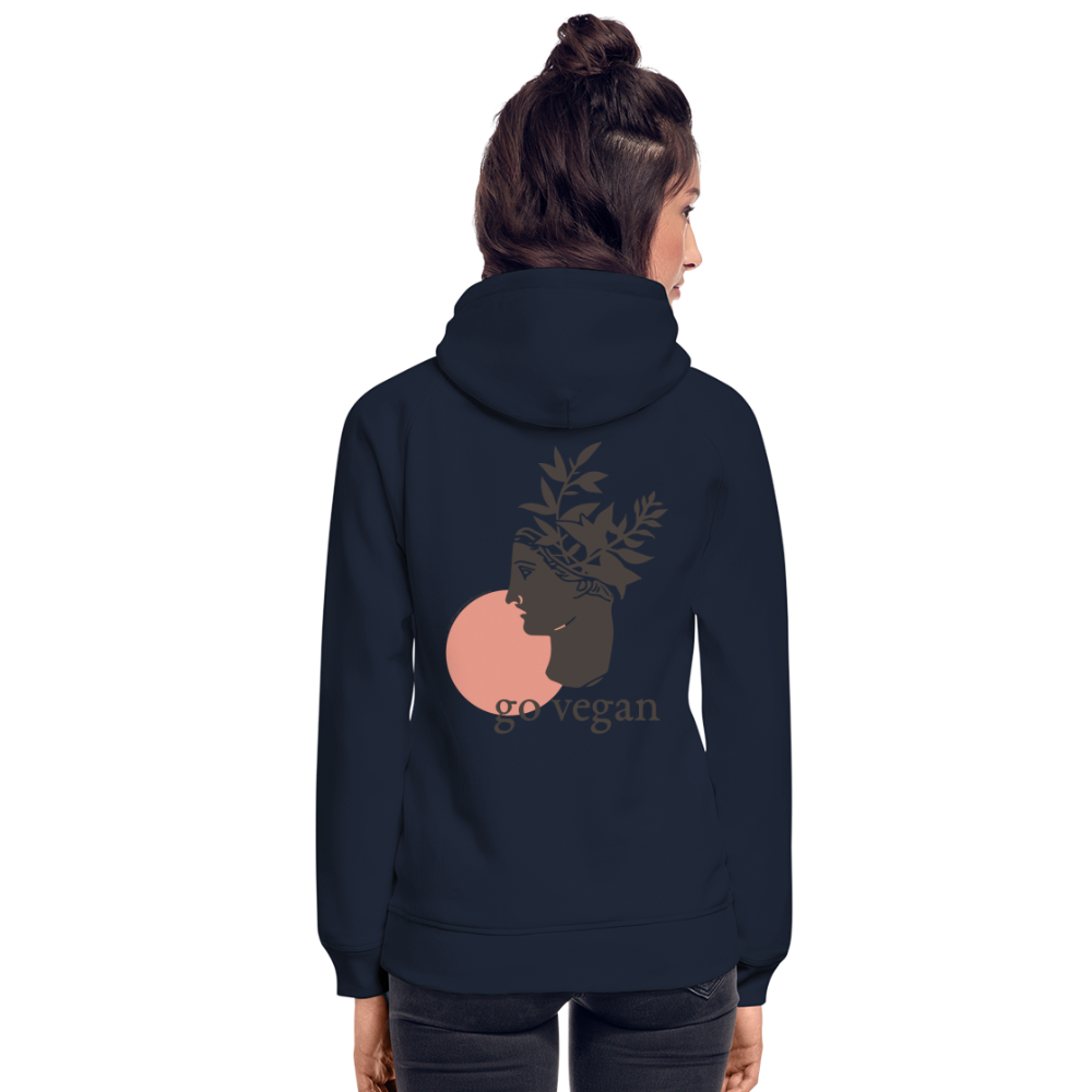 Vegan Organic Hoodie - navy